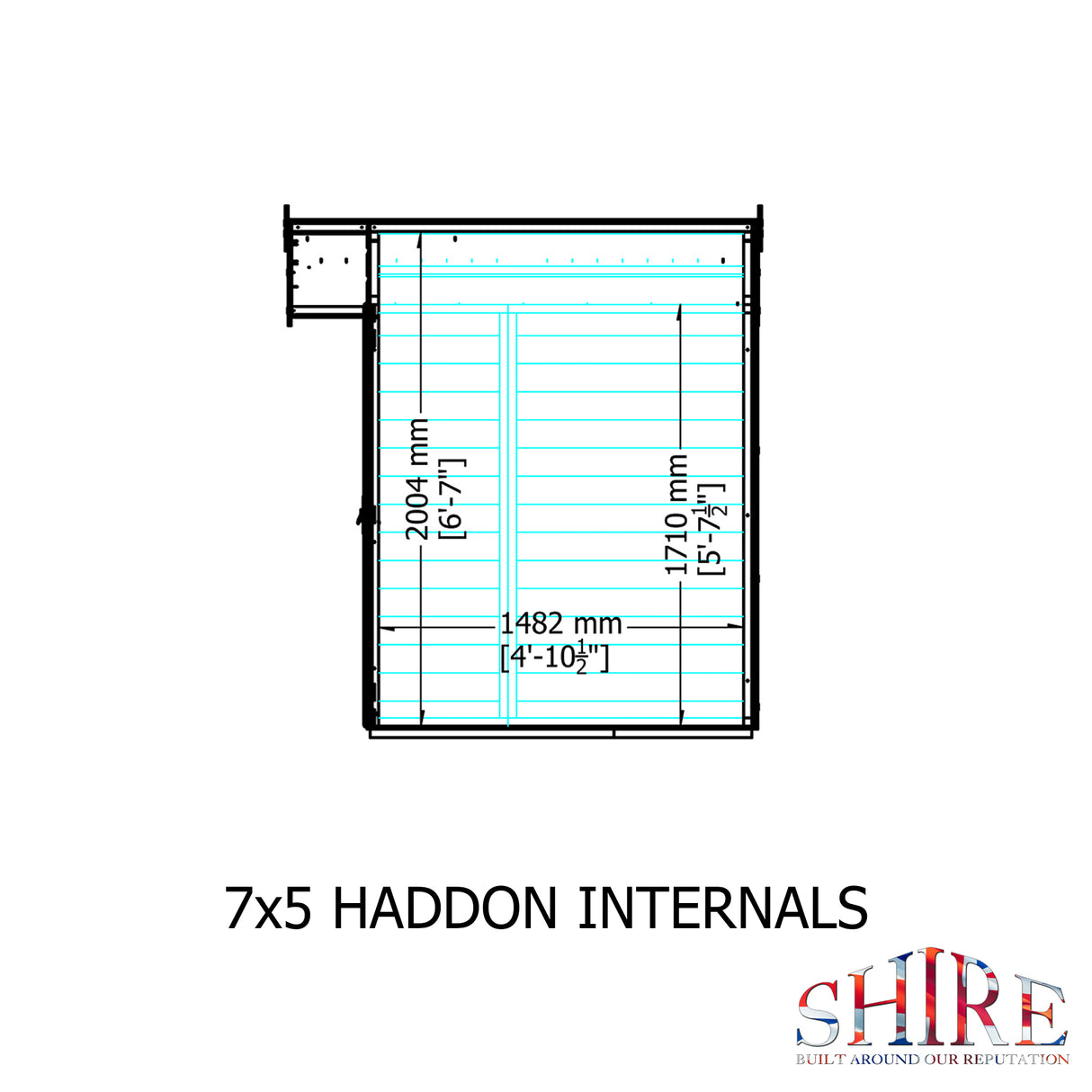 Shire Haddon Summer House 7x5