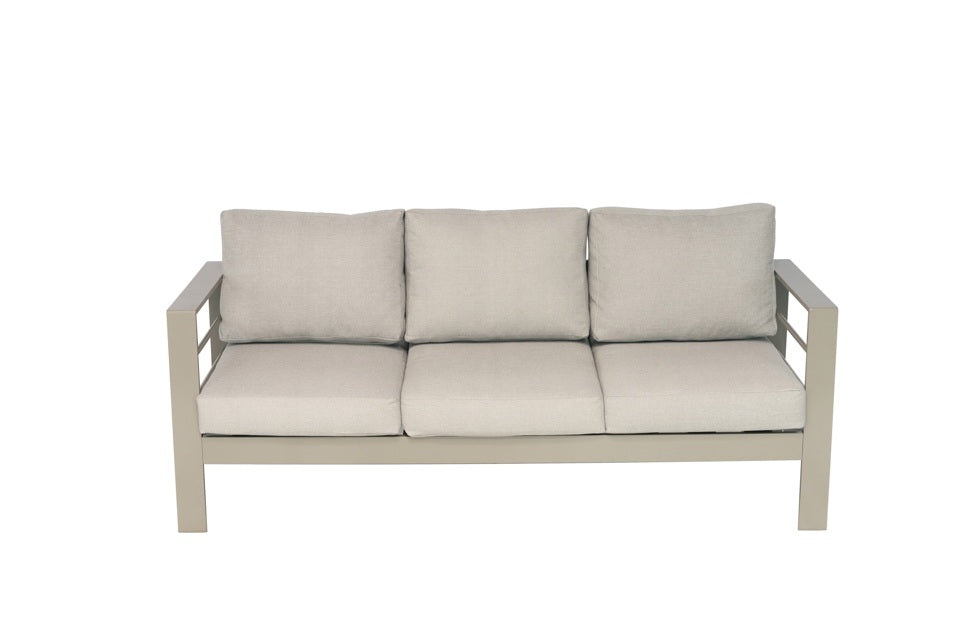 Wisteria Lane Aluminium 3 Seat Garden Sofa - Champagne
