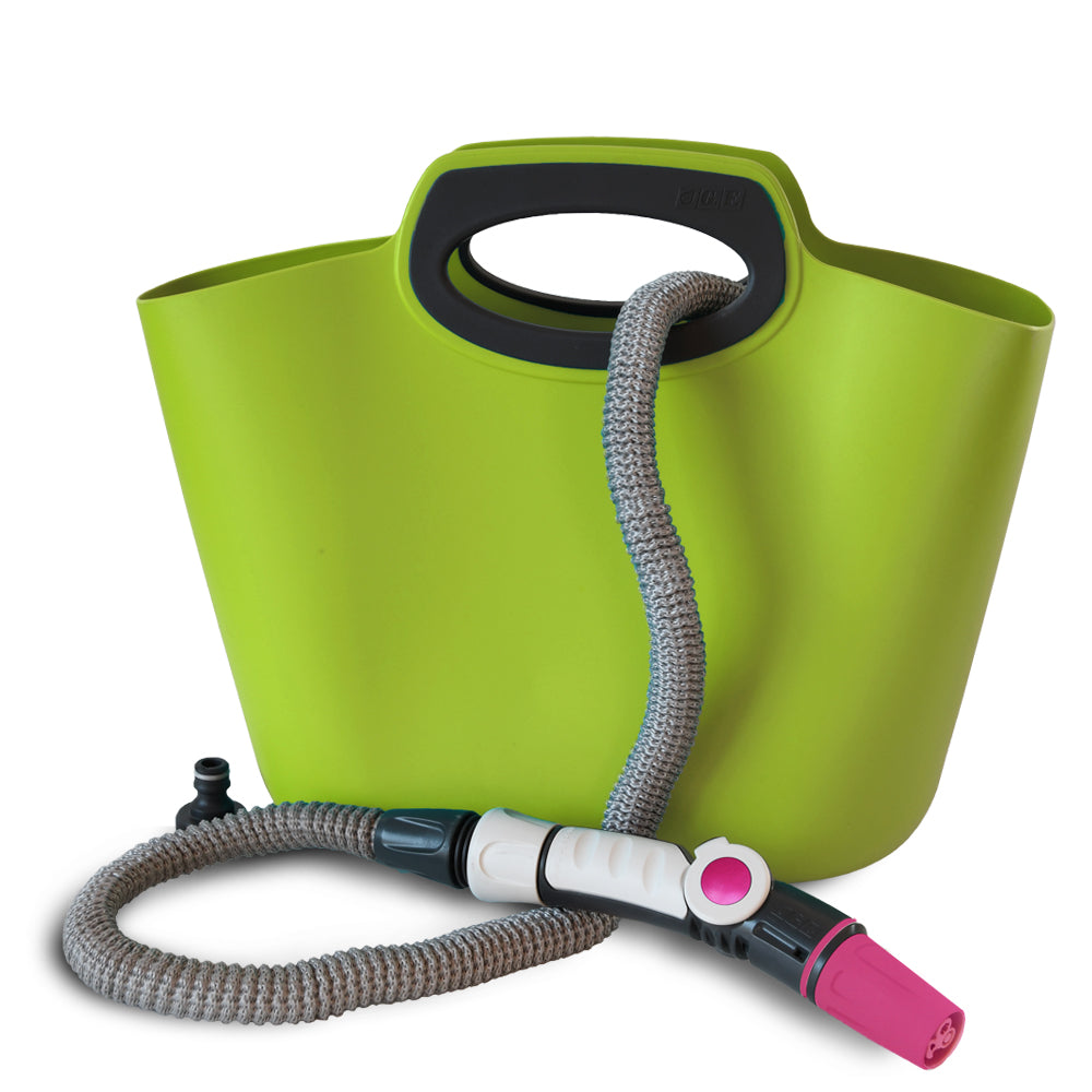 Hozelock Aquapop Lime 30m Extendable Irrigation Hose