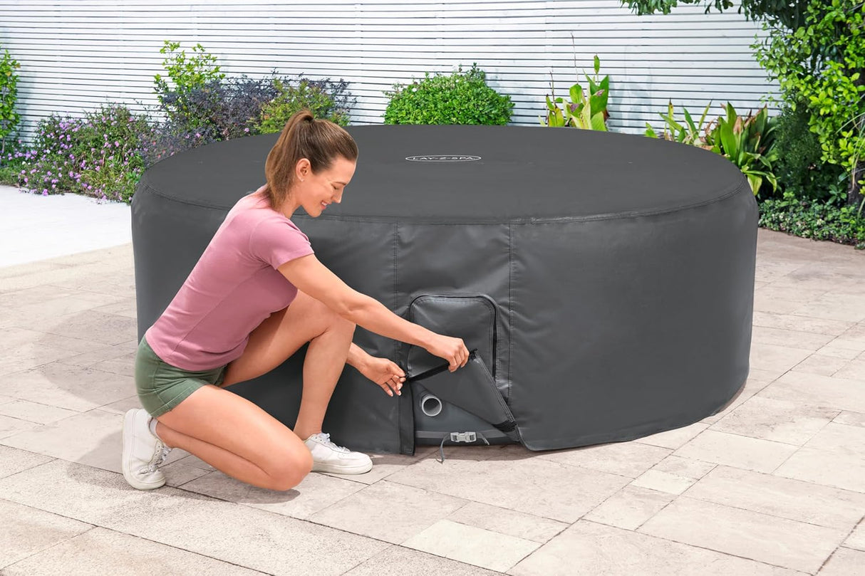 Round Thermal Hot Tub Cover - X Large 216cm x 80cm