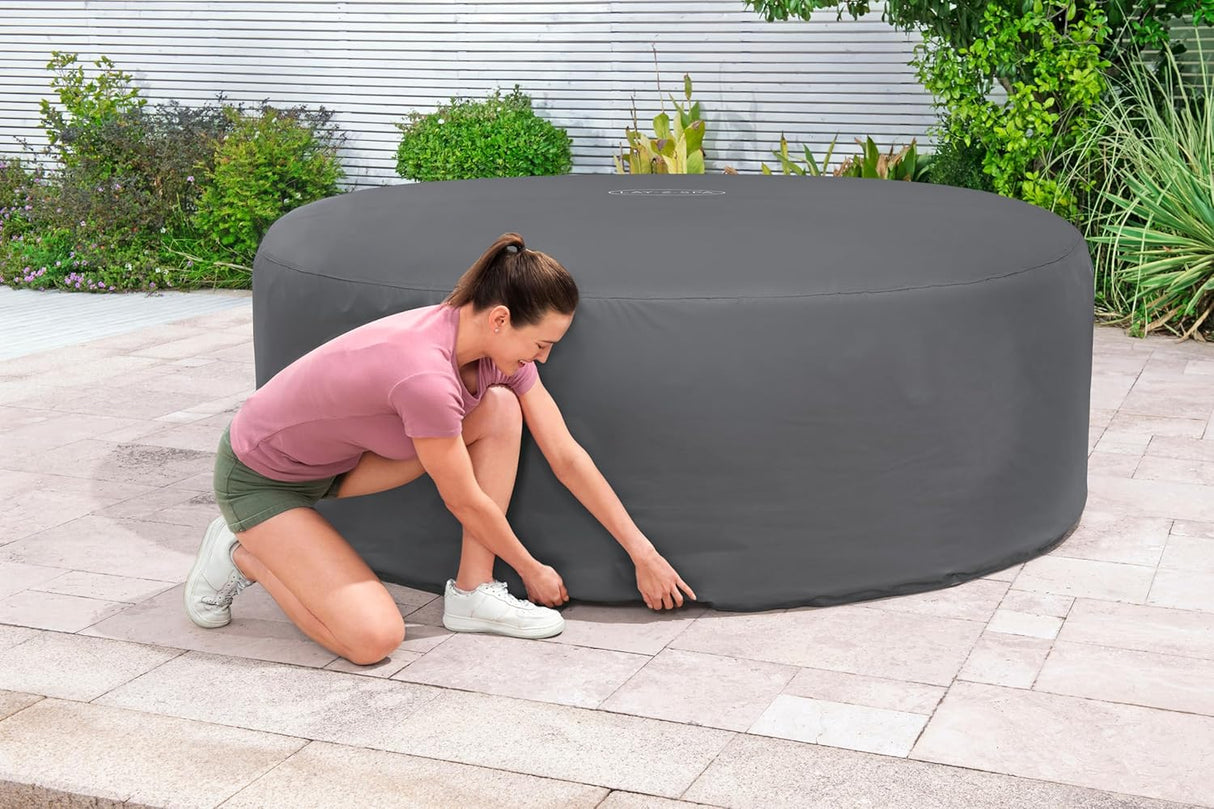 Round Thermal Hot Tub Cover - X Large 216cm x 80cm