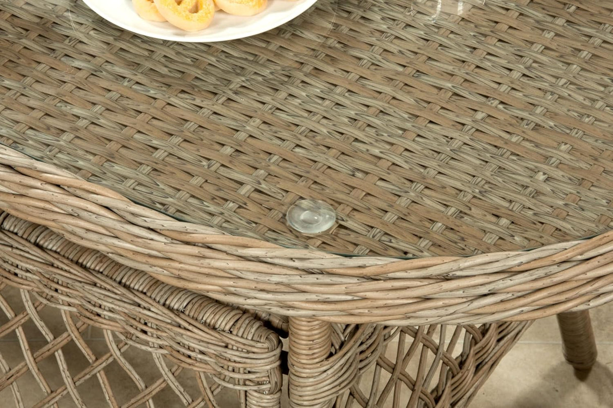 Palermo Serena 3 Seat Rattan Sofa Lounge Set