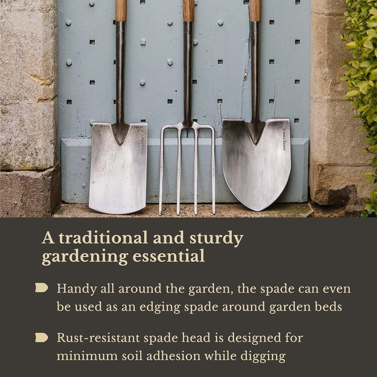 Kent & Stowe Stainless Steel Digging Spade