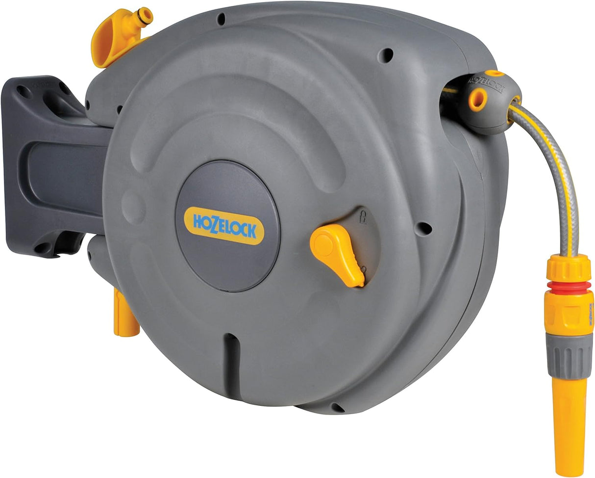 Hozelock Mini Auto Reel Wall Mounted Reel with 10m Hose