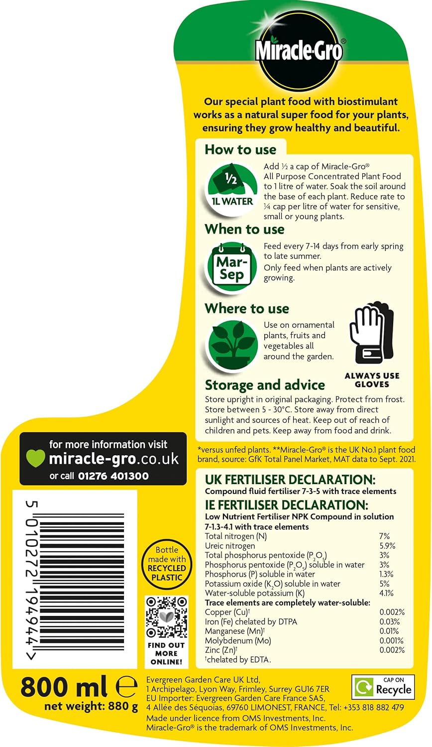 All Purpose Concentrated Liquid Plant Food - 800ml