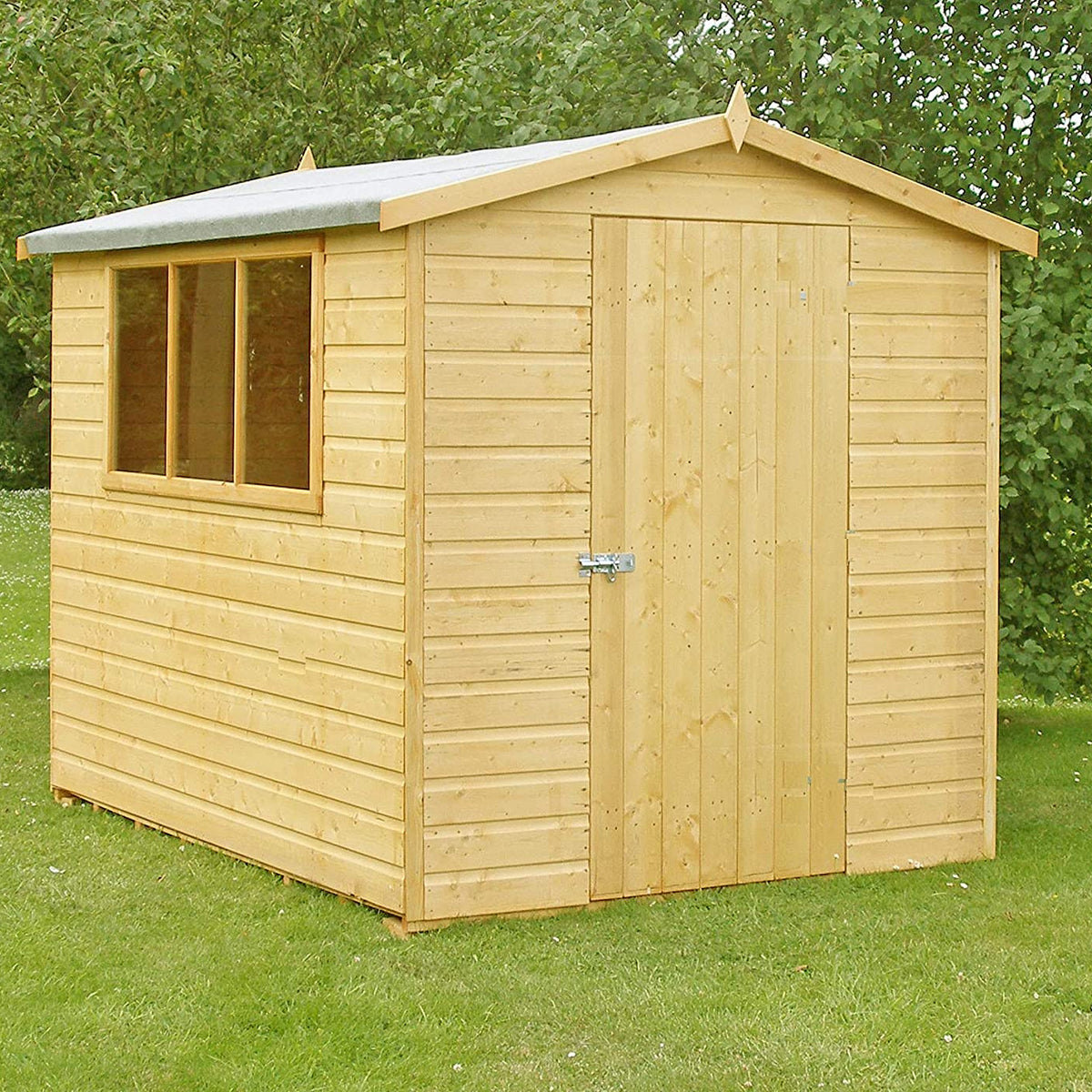 Shire Lewis 8x6 Single Door Shed Garden Store Direct