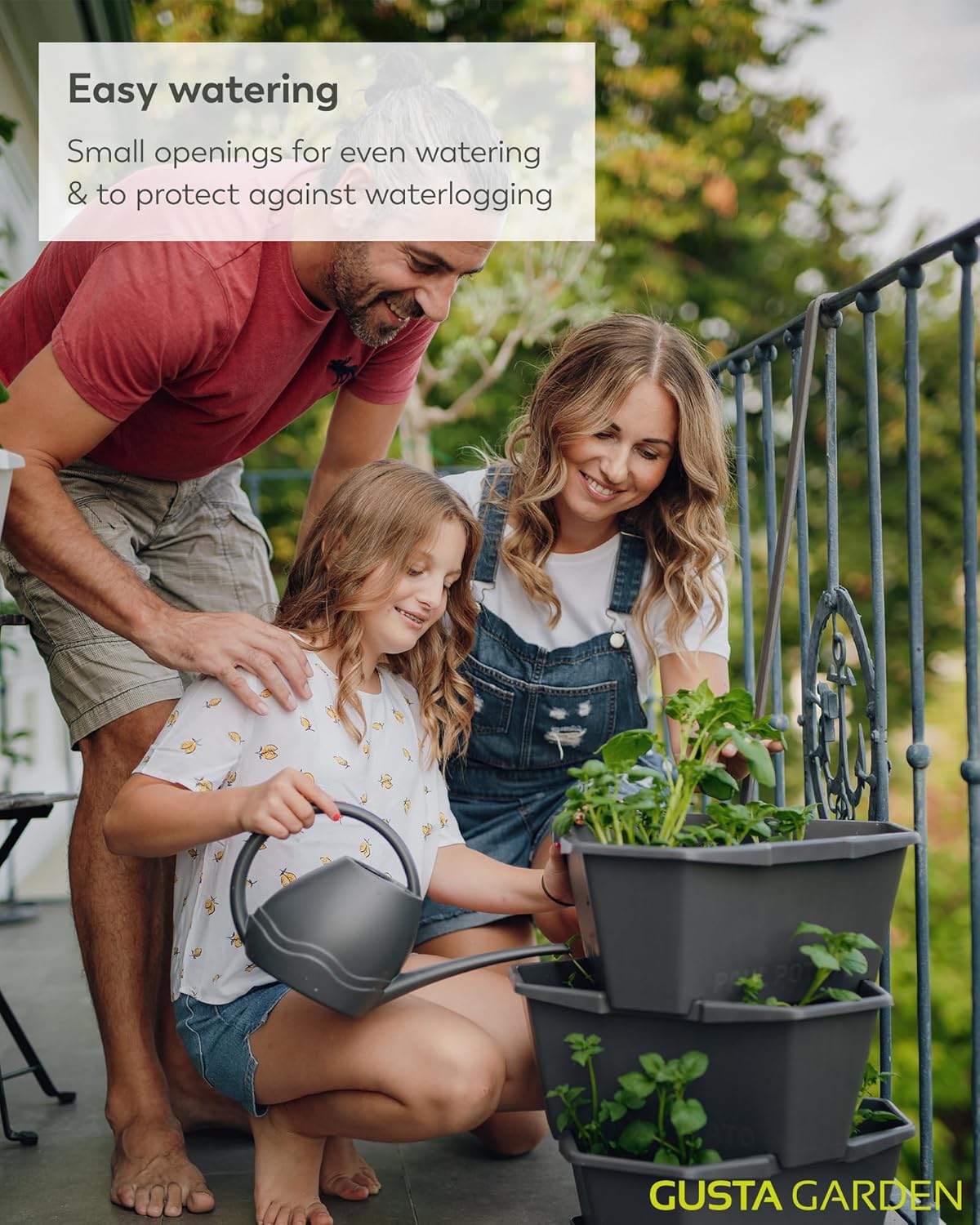 Paul Potato 3-Tier Raised Bed Potato Tower - Anthracite