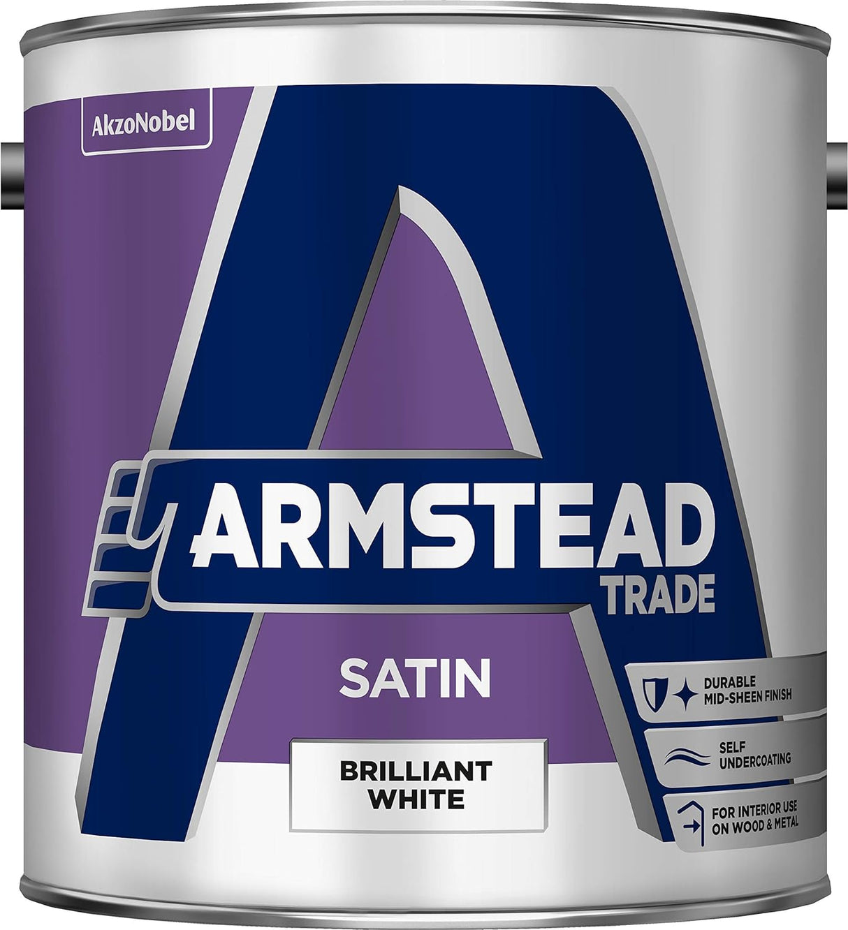 Armstead Trade Satin Finish Pure Brilliant White 2.5L
