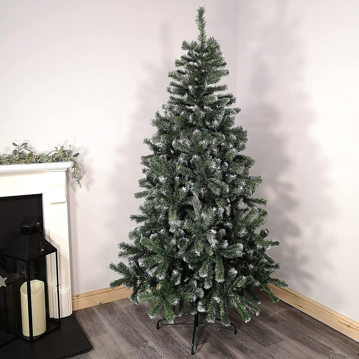 Colorado Spruce Frosted Christmas Tree Green - 7ft/210cm