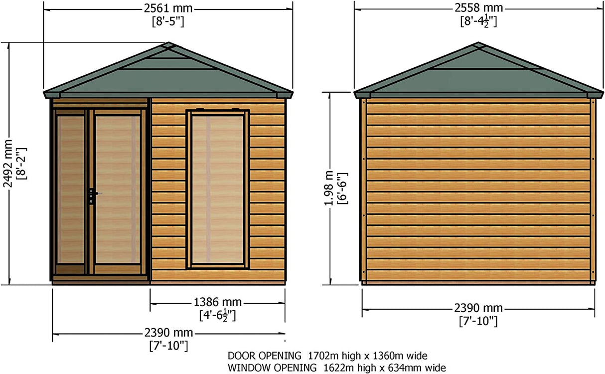 Shire Larkspur 8x8 Summer House