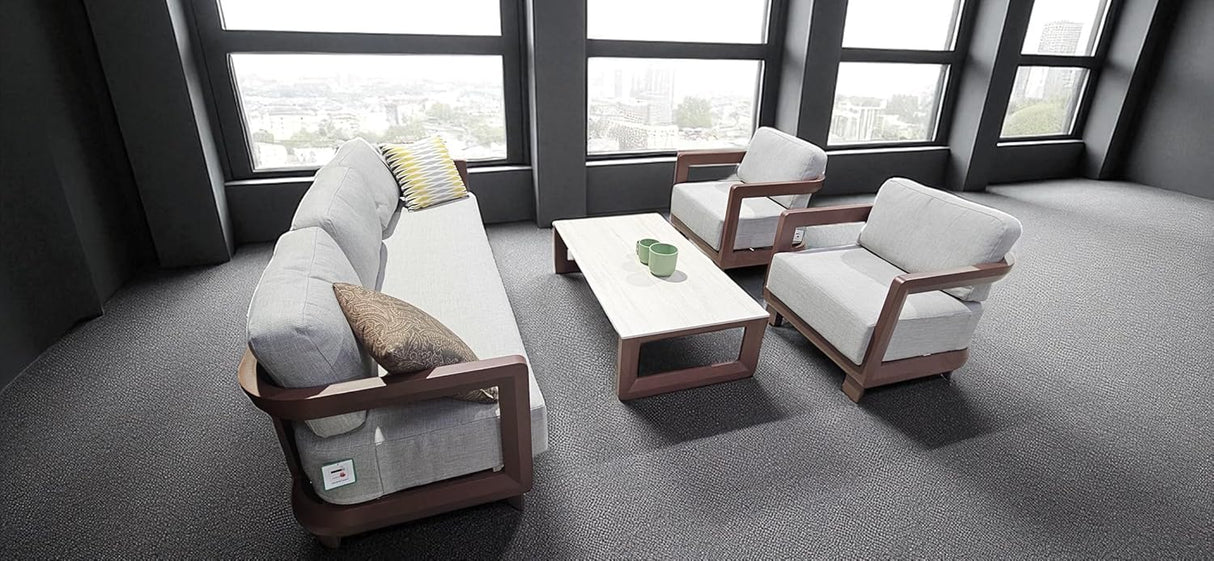 Cartmel Garden/Conservatory Set Aluminium - Sintered Stone Table Top