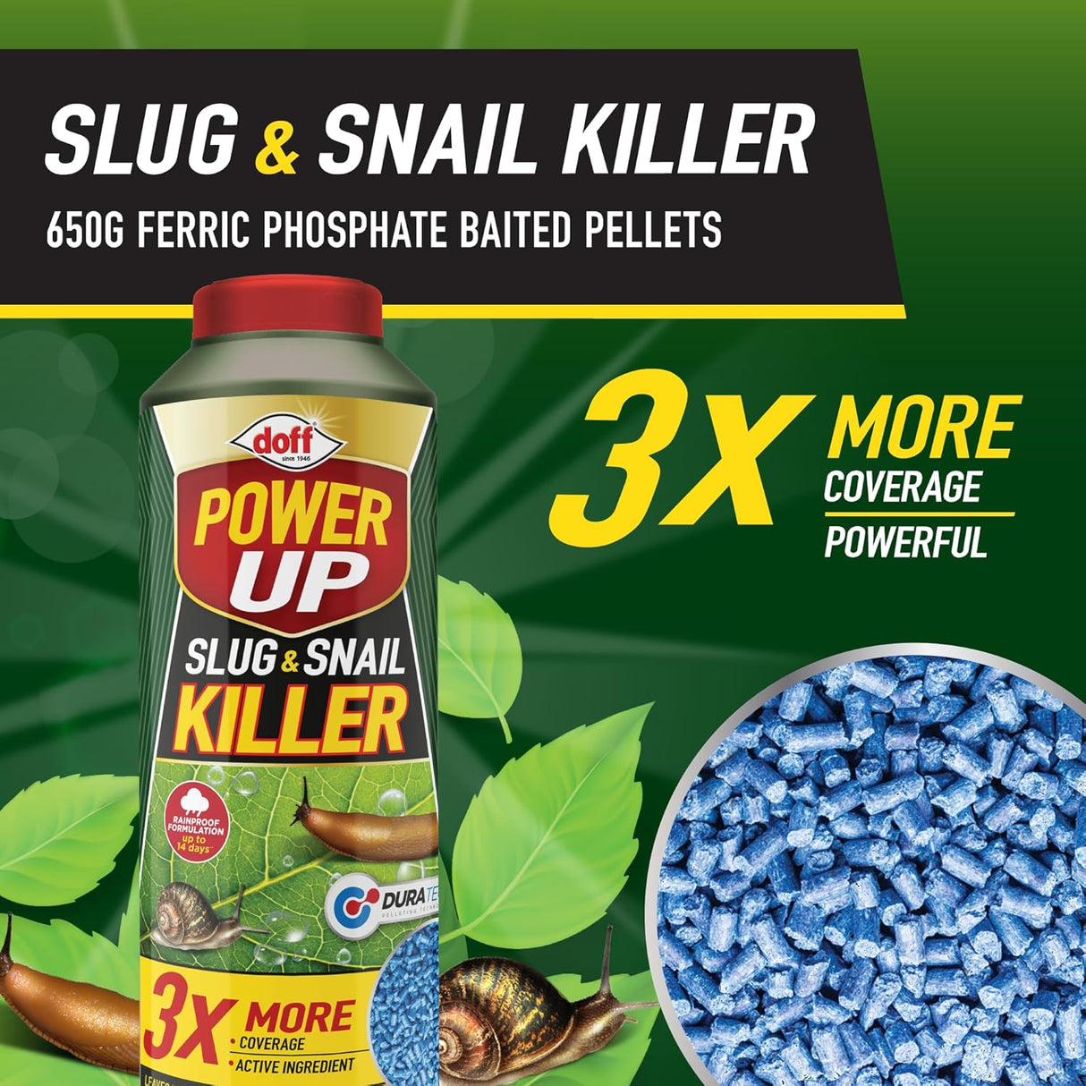 Power Up Slug & Snail Killer 650g