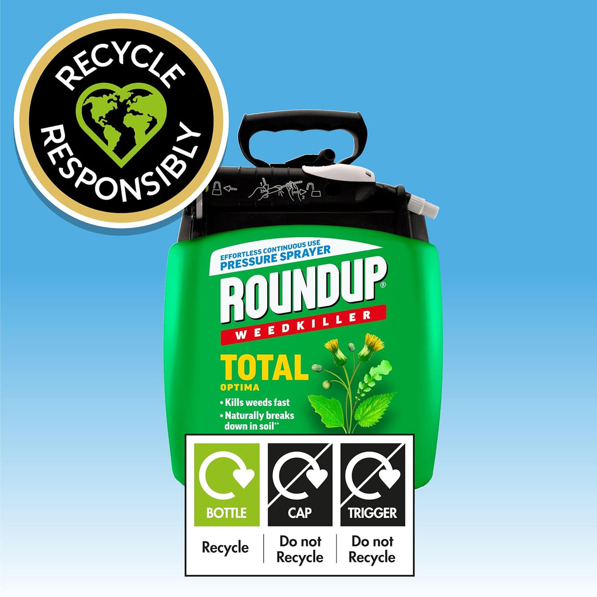 Roundup Weedkiller Total Optima 5L