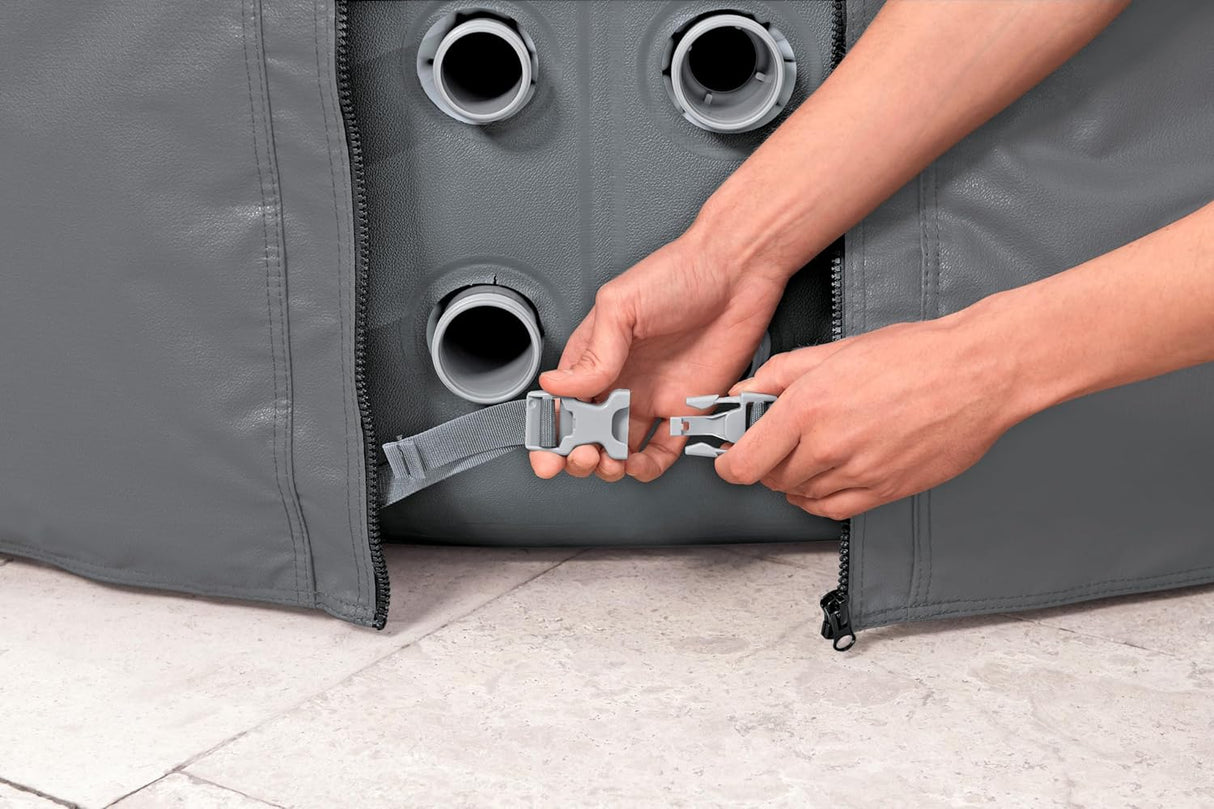 Round Thermal Hot Tub Cover - X Large 216cm x 80cm