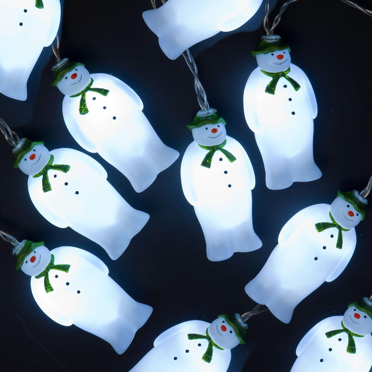 The Snowman Indoor Light String with 10 Ice White LED's