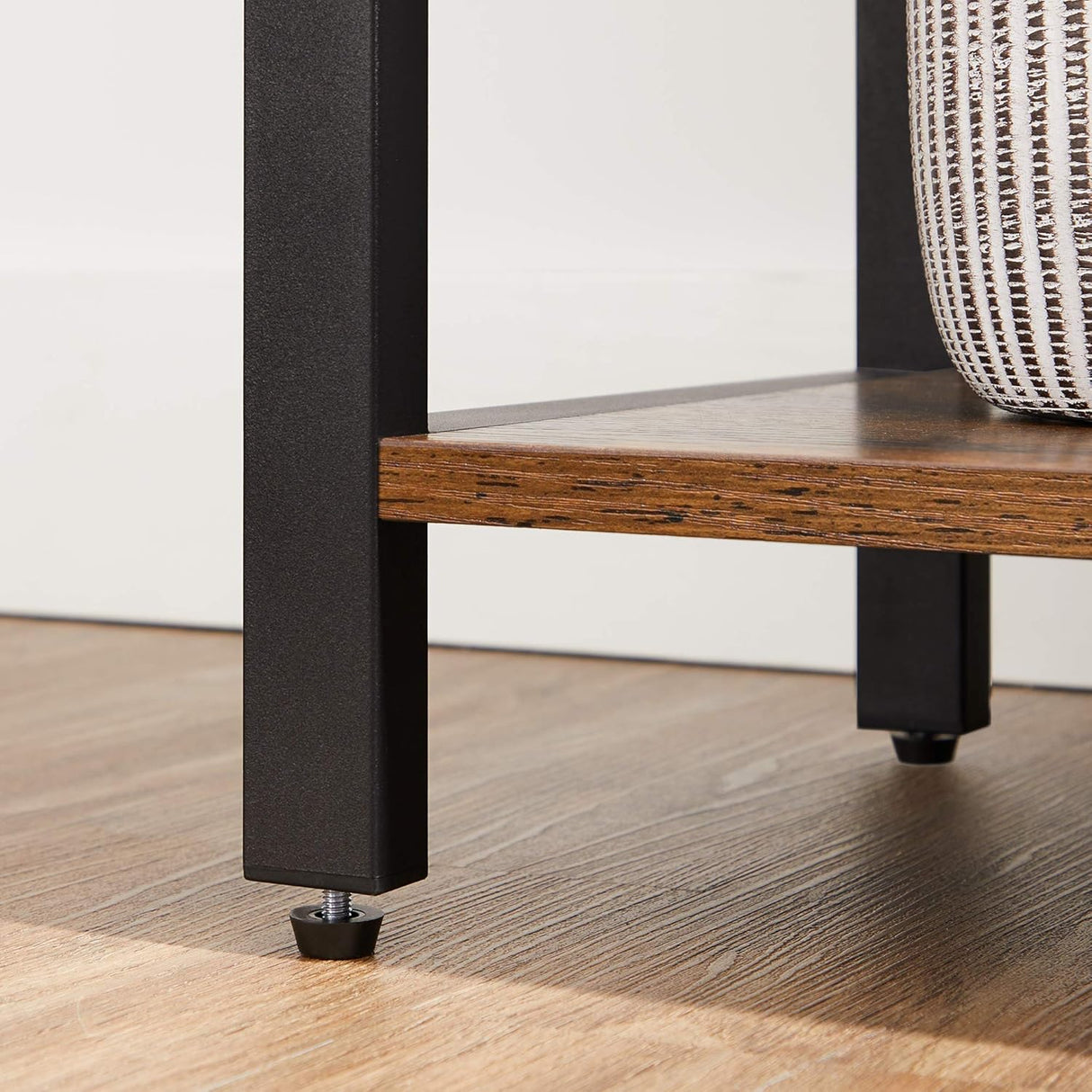 6-Tier Rustic Brown Bookcase - 66cm Wide