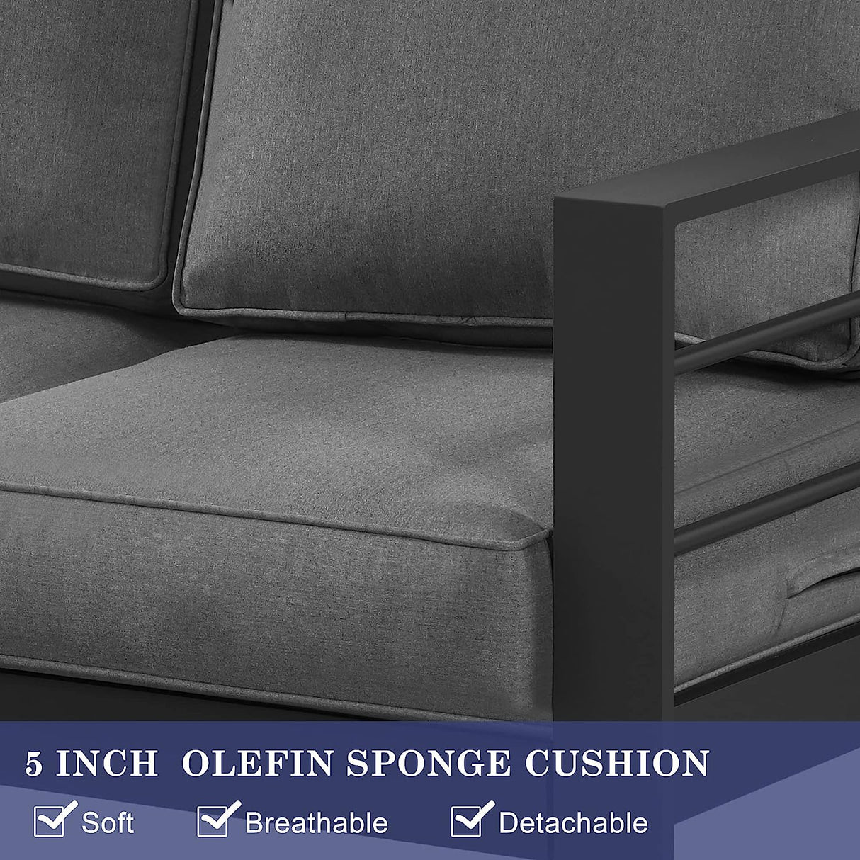 Wisteria Lane Aluminium Loveseat - 2 Seat Sofa