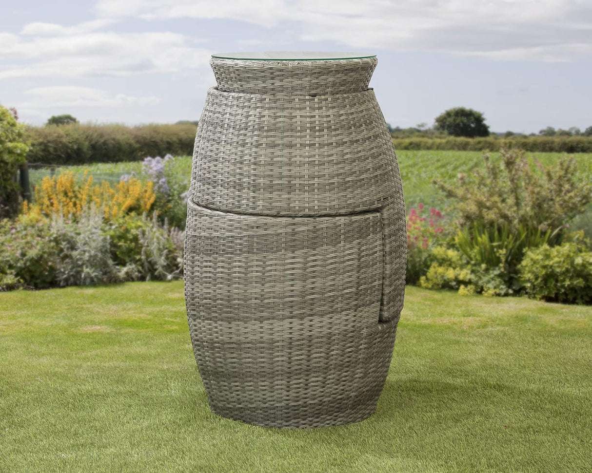 Canberra Bottle Bistro Set - Grey