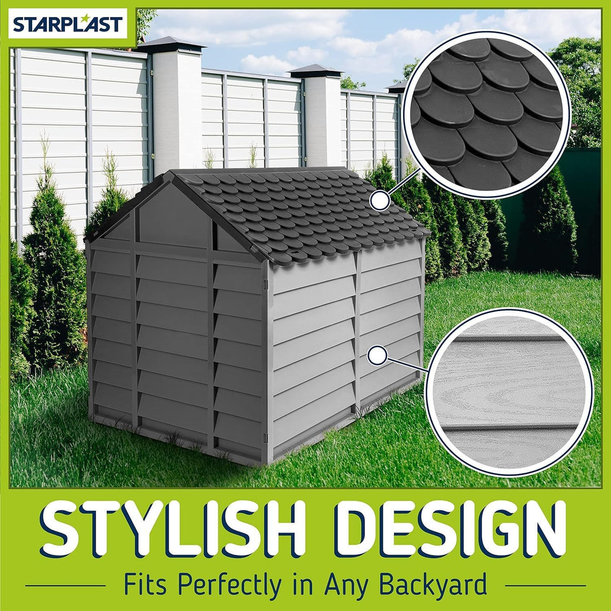 Small Dog Kennel - Grey