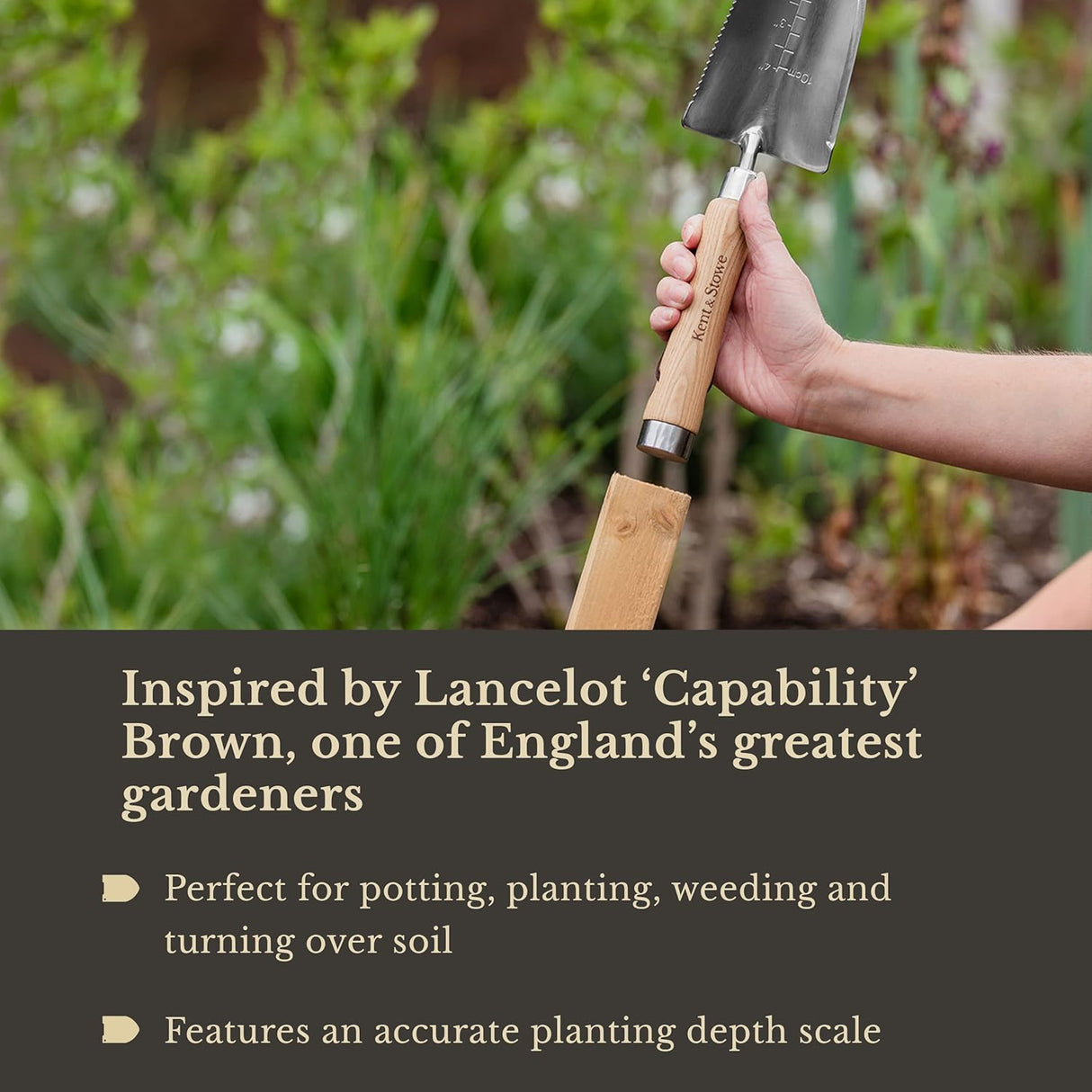 Kent & Stowe Stainless Steel The Capability Trowel