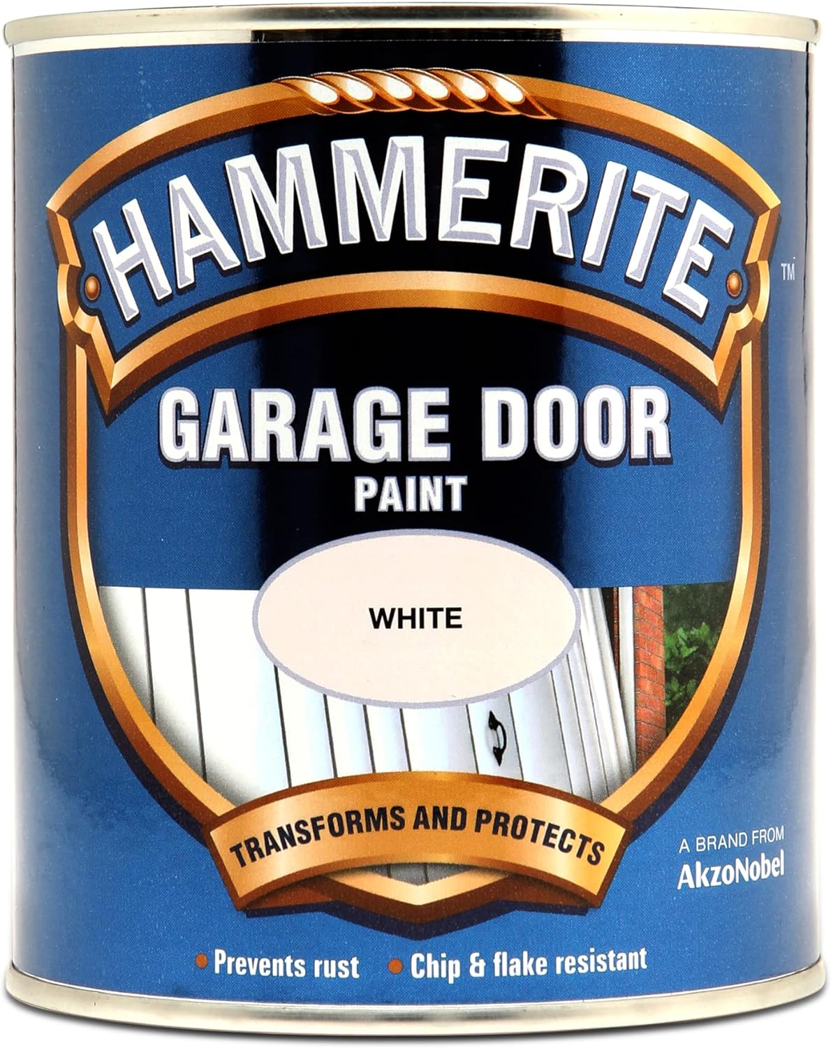 Hammerite 750ml Garage Door Paint - smooth white