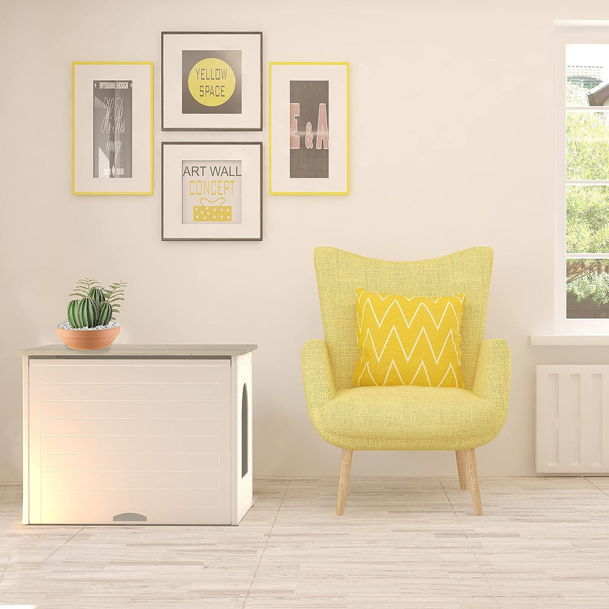 Tiger Double Cat Hidden Litter Box