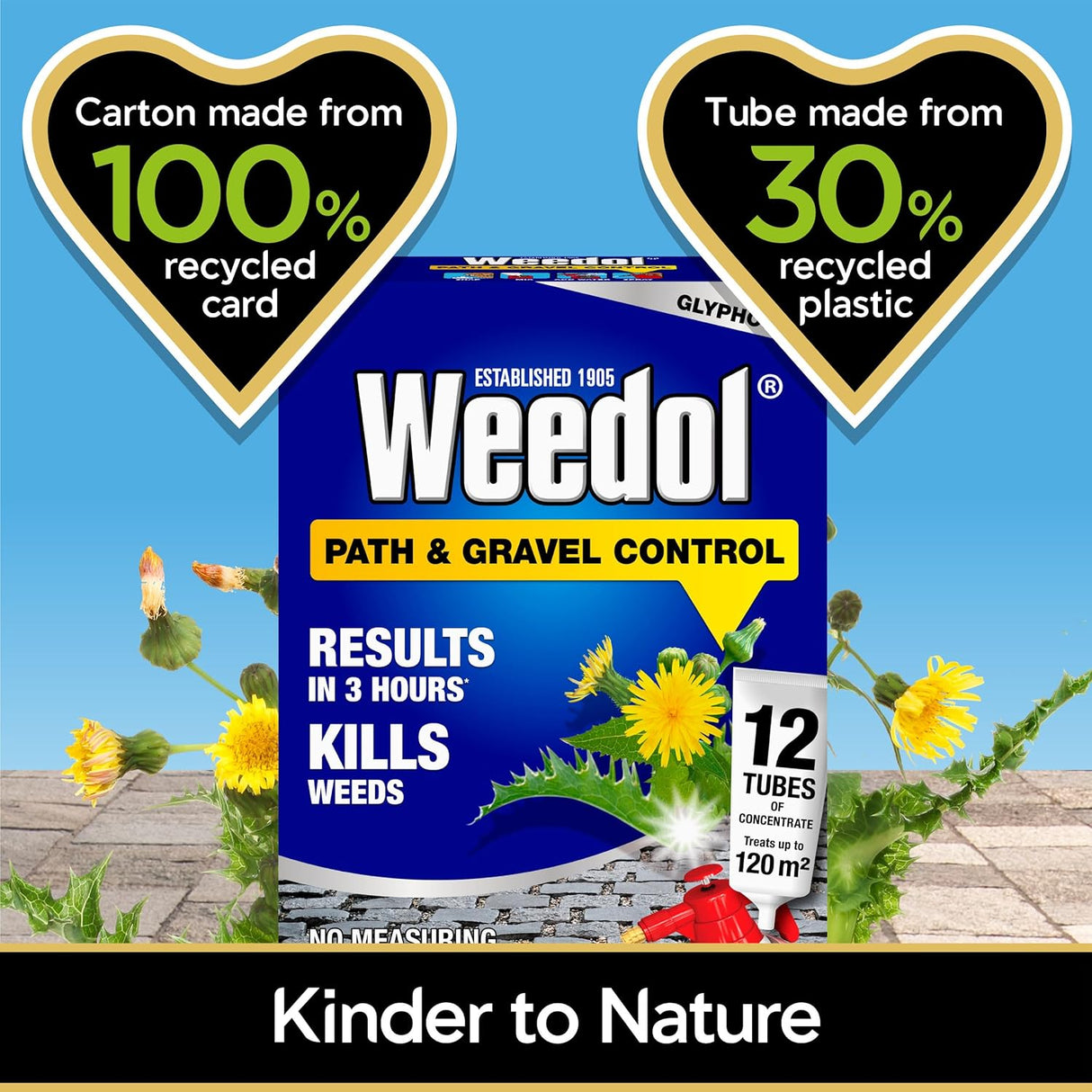 Weedol Path Weed Killer Liquid Concentrate - 6 Tubes