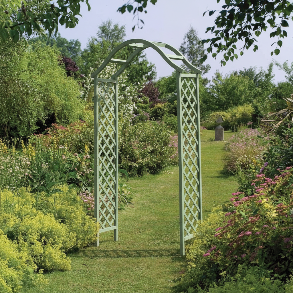 Elegance Wooden Arch - Sage Green