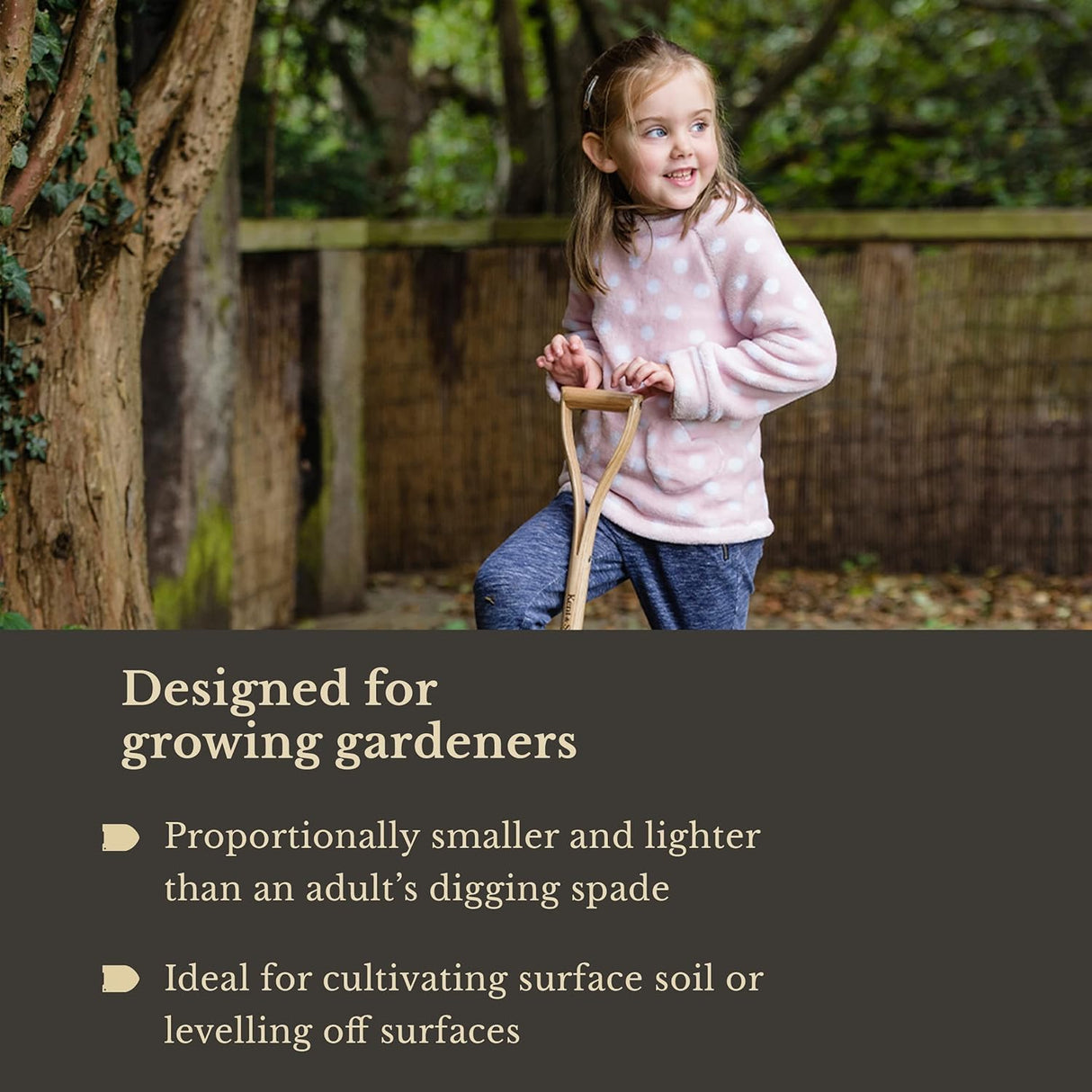 Kent & Stowe Lightweight Stainless Steel Kids Shovel