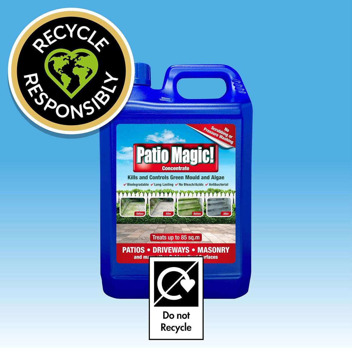 Patio Magic! Concentrate: Ideal for Patios, Paths and Driveways 2.5L