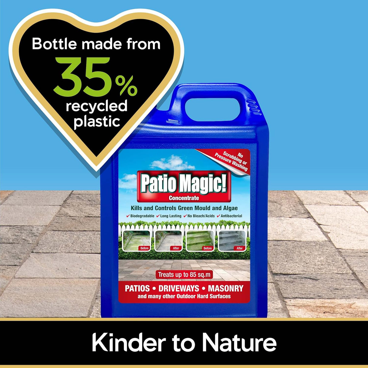 Patio Magic! Concentrate: Ideal for Patios, Paths and Driveways 2.5L
