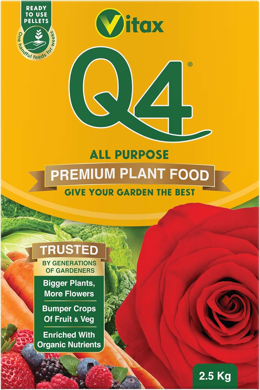 Vitax Q4 All Purpose Plant Food - 2.5 Kg