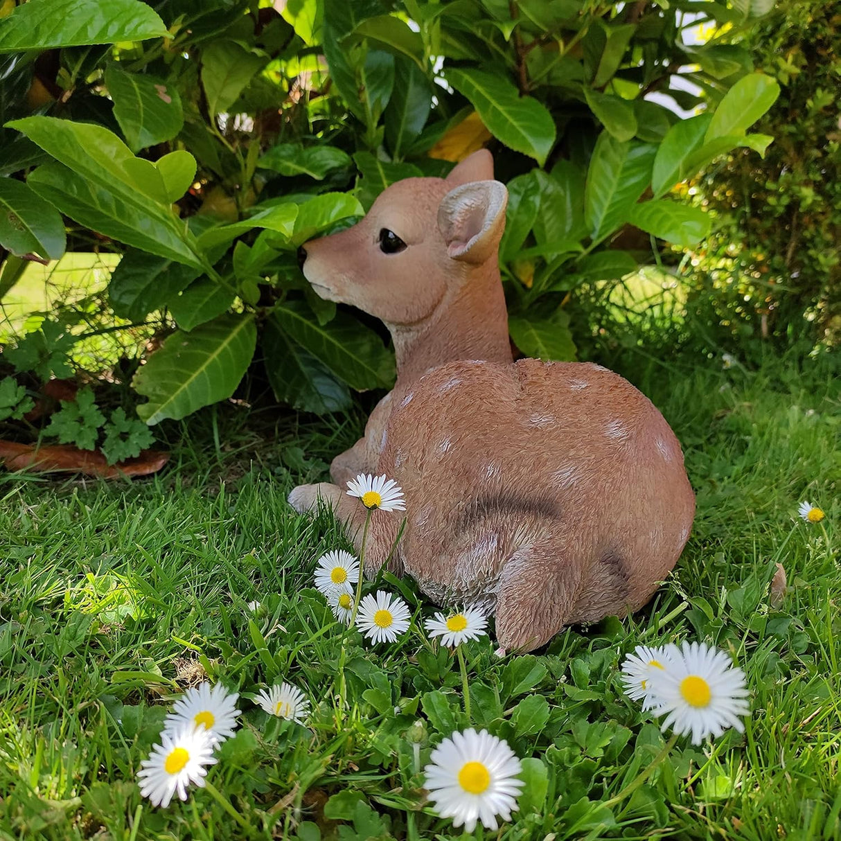 Laying Fallow Deer Garden Ornament