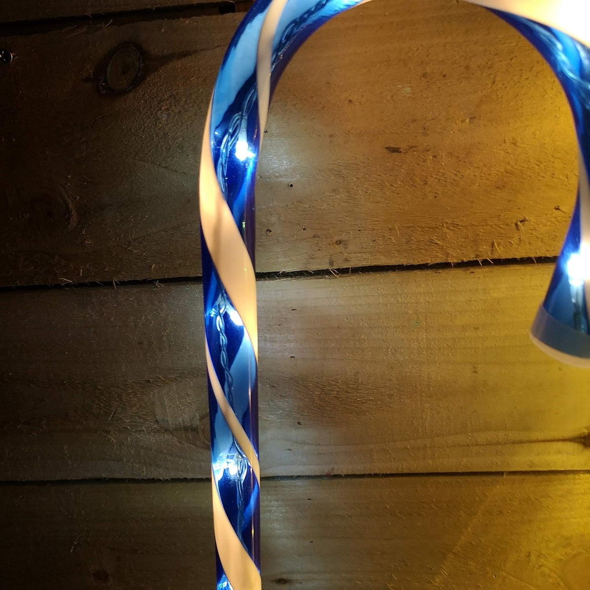 75cm LED Candy Cane Garden Stakes - Set of 4