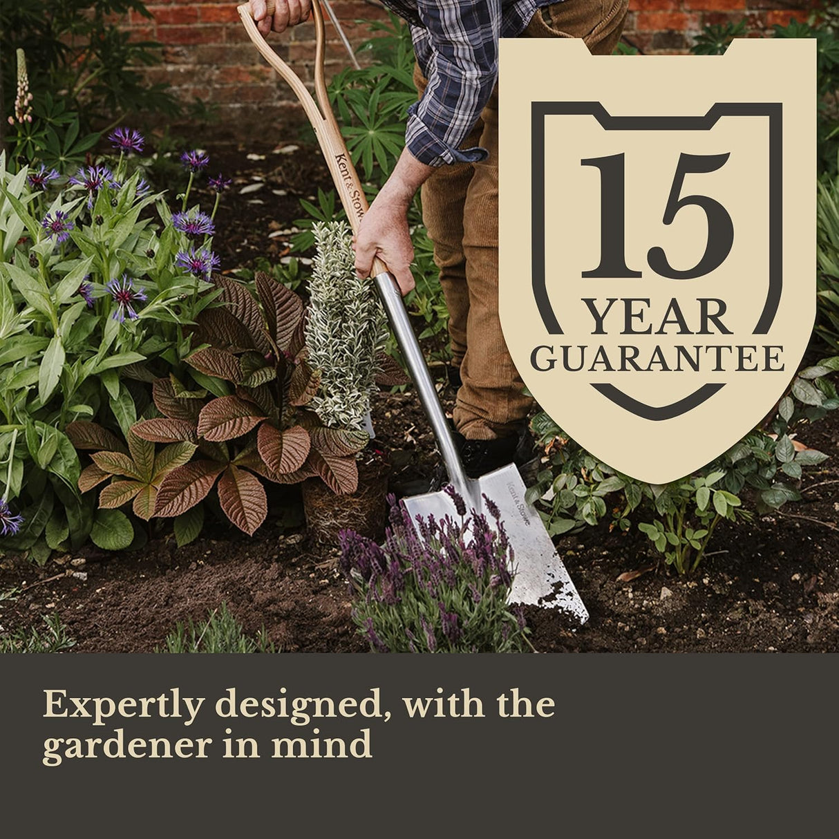 Kent & Stowe Stainless Steel Digging Spade