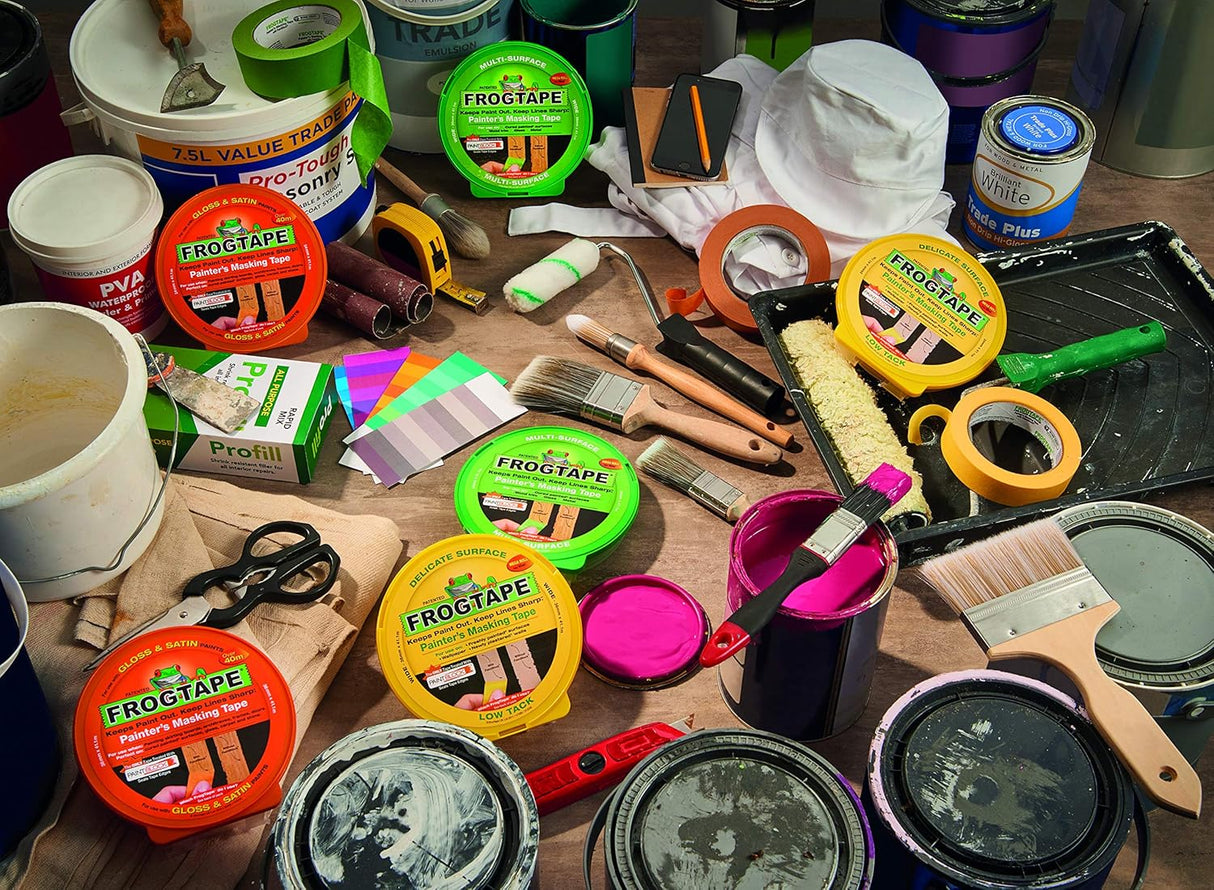 Frog Tape Yellow Delicate Surface Painters Masking Tape 24mm x 41.1m