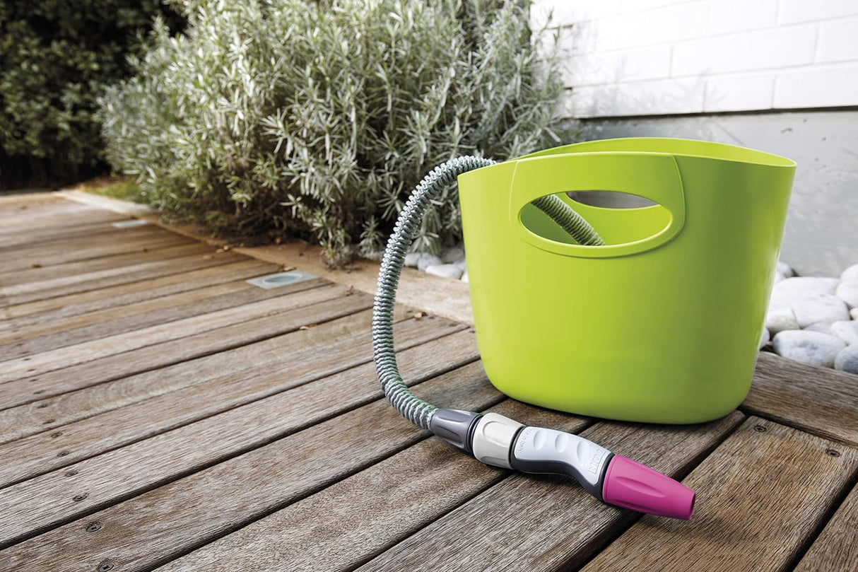 Hozelock Aquapop Lime Irrigation Kit With 15m Extendable Hose