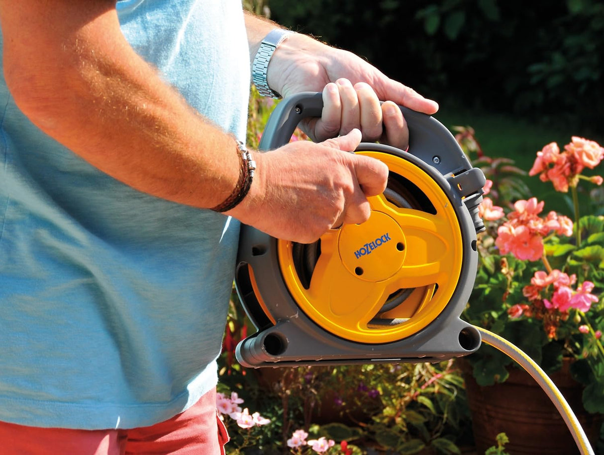 Hozelock Mini Reel with 10m Hose & Multi Spray Gun