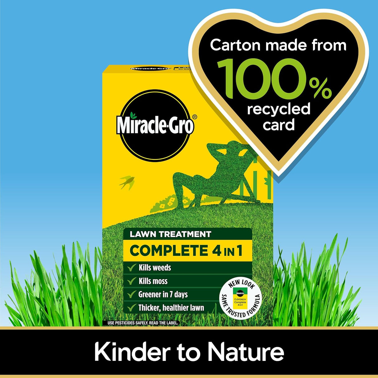 EverGreen Complete 4-in-1 Lawn Food, Weed & Moss Control - 360 m2