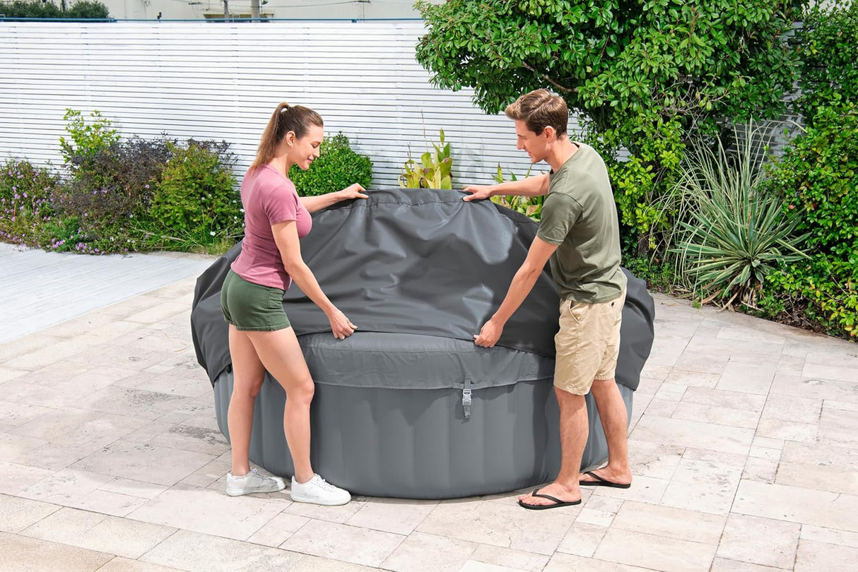 Round Thermal Hot Tub Cover - X Large 216cm x 80cm