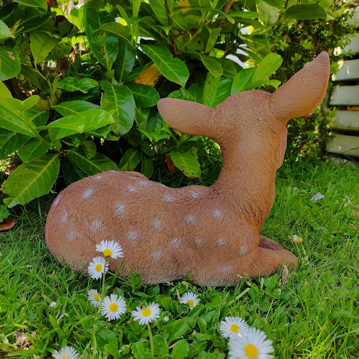 Laying Fallow Deer Garden Ornament