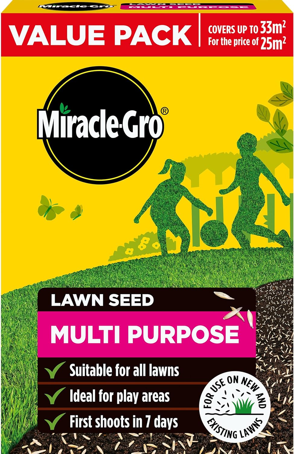 Multi Purpose Lawn Seed 33m2 Coverage