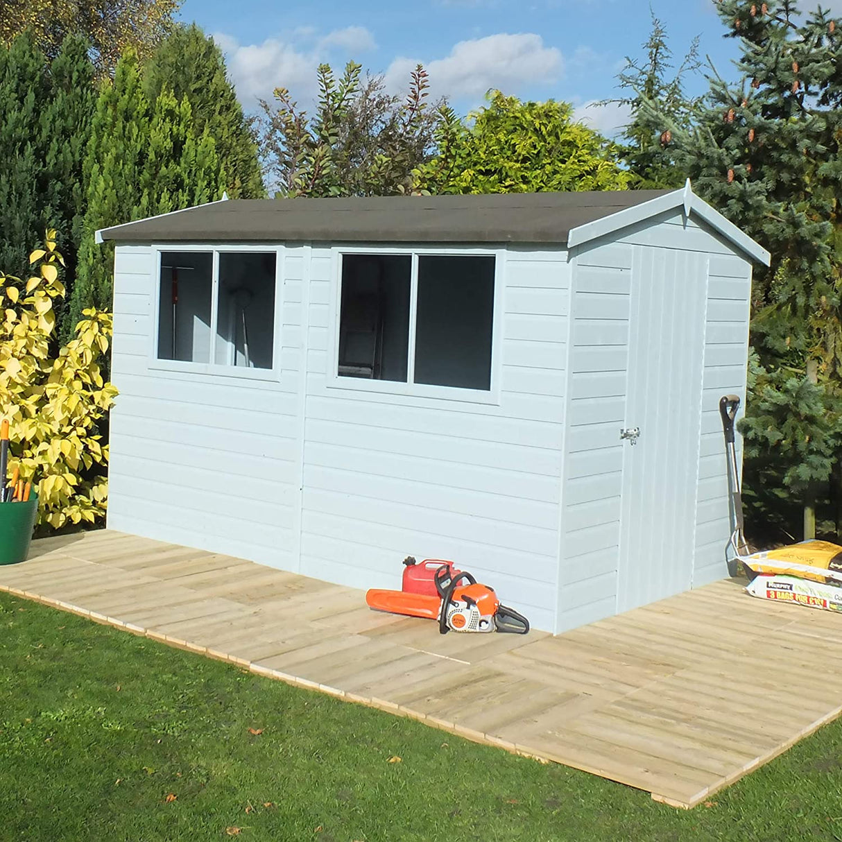 Shire Lewis 10x8 Single Door Shed
