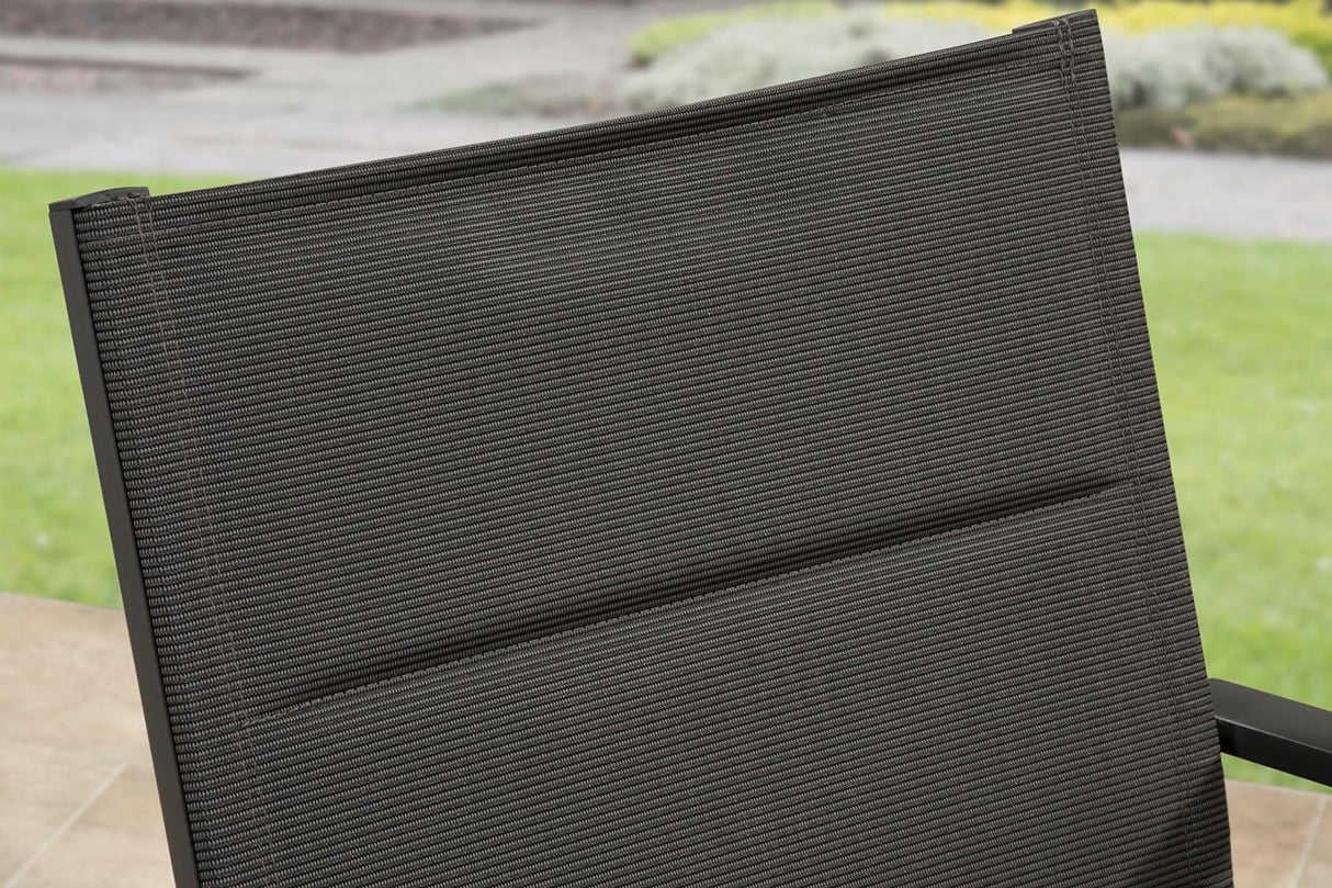 Sydney Aluminium 6 Seat Small Rectangular Dining Set