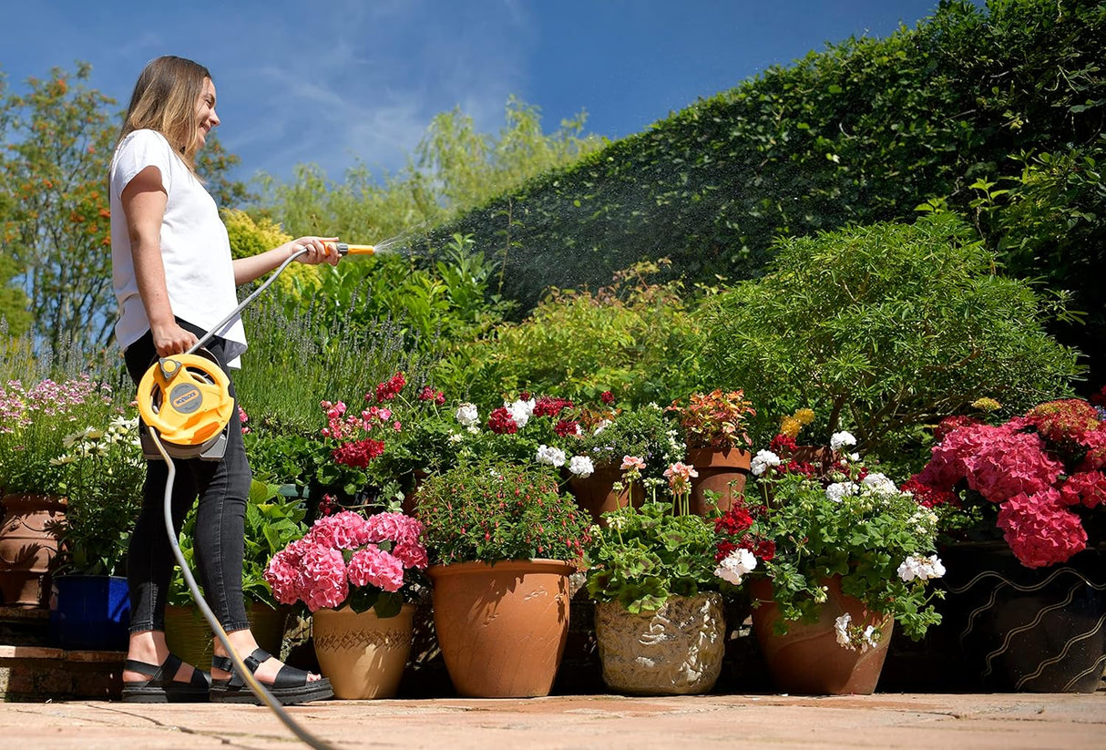 Hozelock Click & Go Micro Hose Reel with 10m Hose