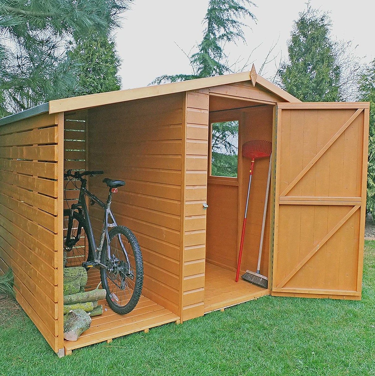 Shire Shed & Log Store Shed 7x6