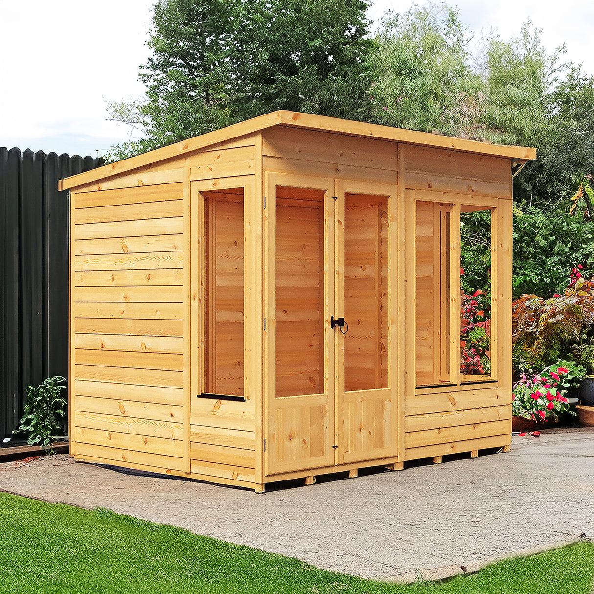 Alora 8 ft x 6 ft Pent Overlap Sumerhouse