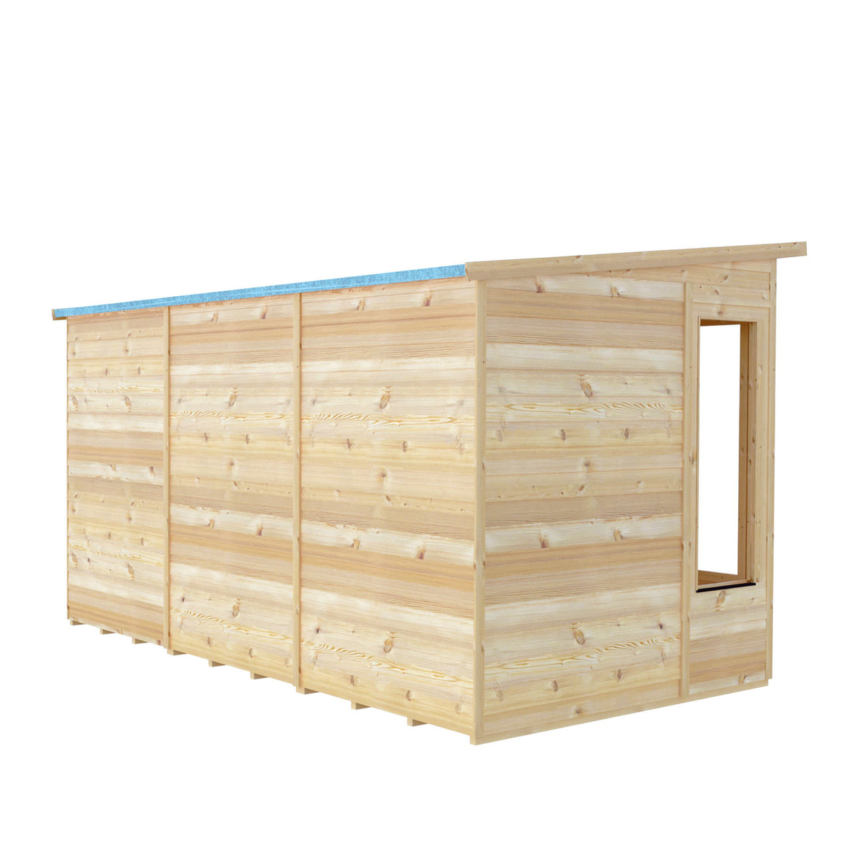Alora 12 ft x 6 ft Pent Overlap Sumerhouse