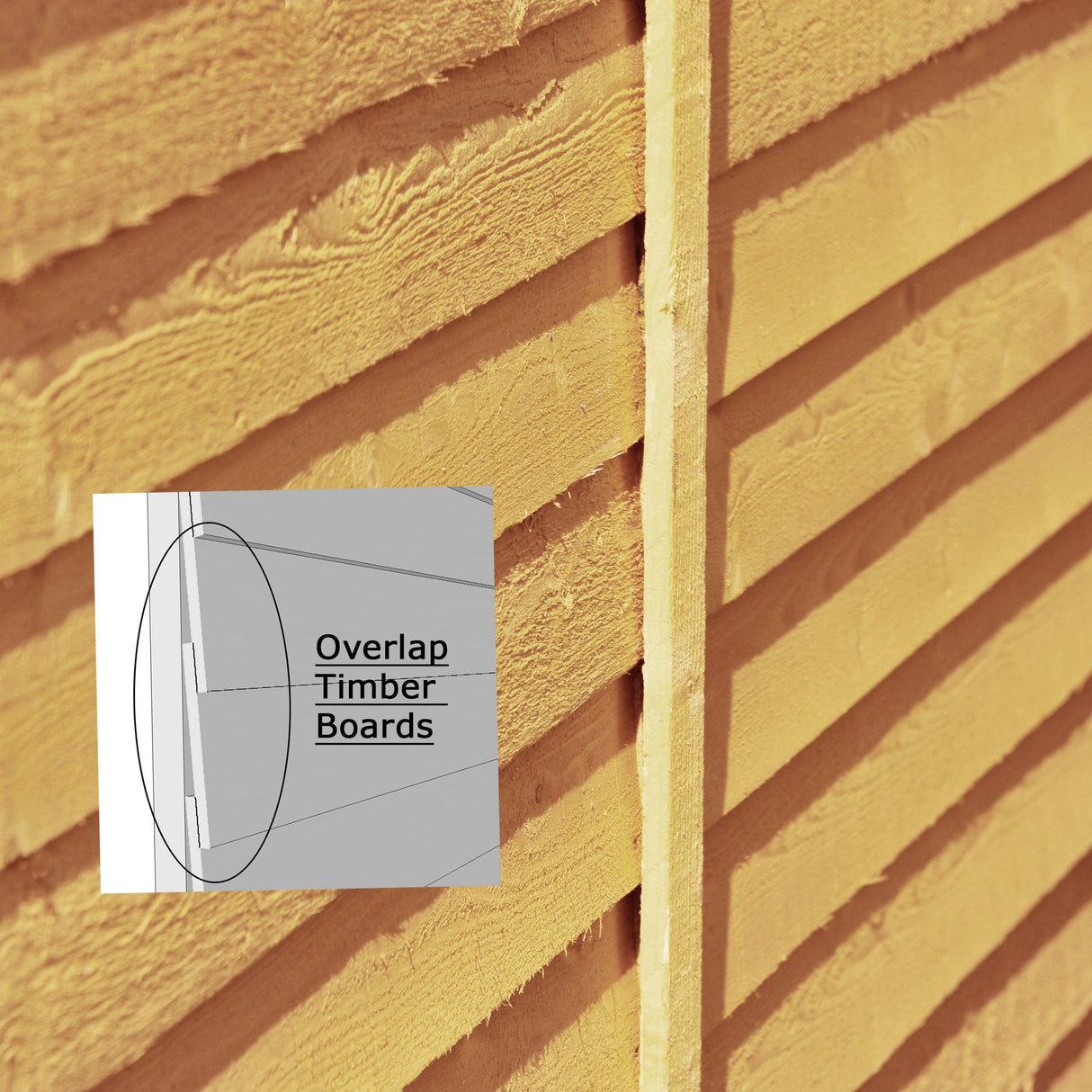 Alora 12 ft x 6 ft Pent Overlap Sumerhouse