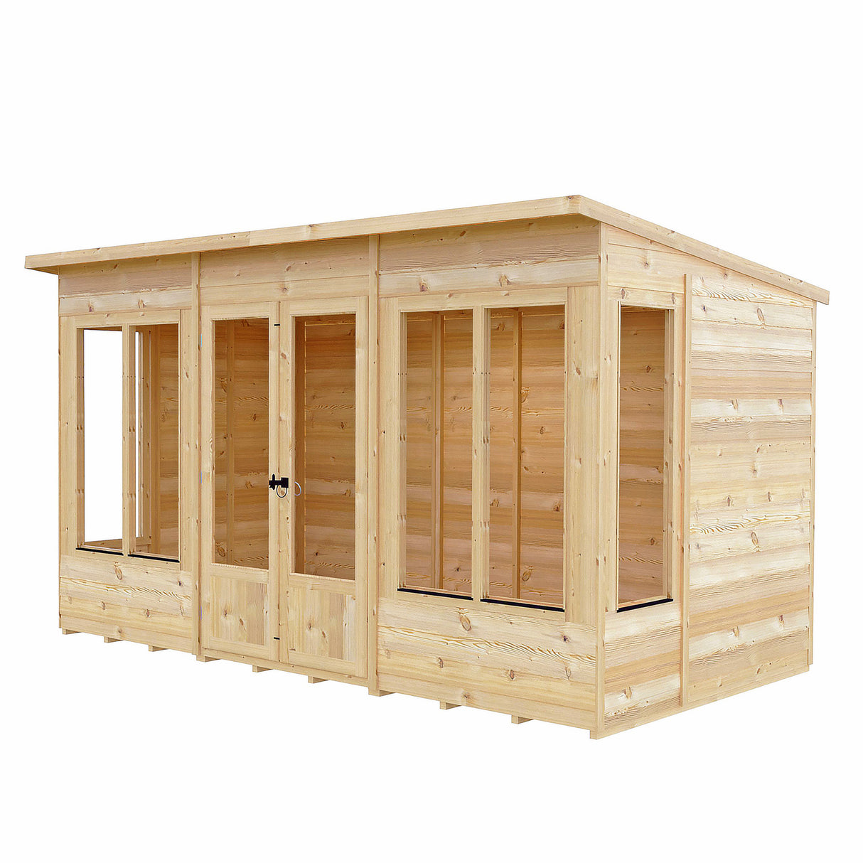 Alora 12 ft x 6 ft Pent Overlap Sumerhouse
